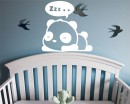 Sleeping Panda Nursery Decal